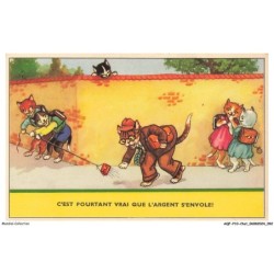 AQFP10-0704-CHAT - le jeu du sac a la corde