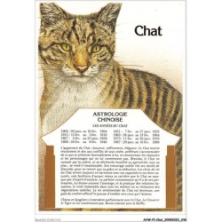 AHWP1-0124 - CHAT - astrologie chinoise - les années du chat