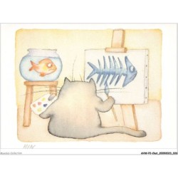 AHWP2-0154 - CHAT - hin - jean hin - learning to paint - peindre