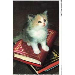 AKYP7-0655-CHAT - CHAT ET LIVRE