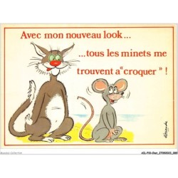 AILP10-0988 - CHAT - avec mon nouveau look - tous les minets me trouvent à croquer