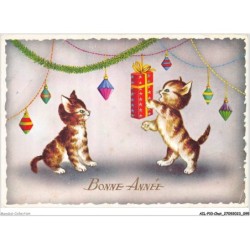 AILP10-0991 - CHAT - bonne année - chats