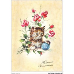 AILP10-0986 - CHAT - heureux anniversaire