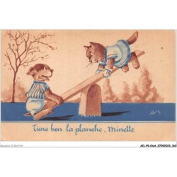 AILP9-0916 - CHAT - tiens bon la planche - minette