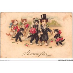 AILP9-0893 - CHAT - chats déguisés - bonne fête