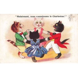 MIKIDP1-041- CHATS HABILLE  QUI DANSENT PAR ILLUSTRATEUR BARNES