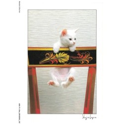 ASHP1-0067-CHAT - UN CHAT QUI S'ACROCHE