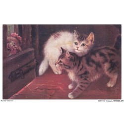 AVWP13-0754-ANIMAUX - Chats - Poule