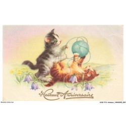 AVWP13-0761-ANIMAUX - Chats - Heureux anniversaire