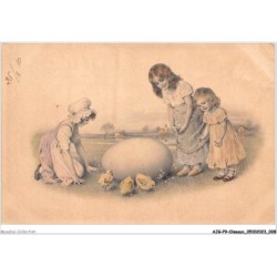 AJGP9-0787 - OISEAUX - OUEFS ET POUSSIN
