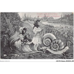 AJGP10-0870 - OISEAUX - PROVERBE CONNU DE TOUS TEMPS - QUI VA DOUCEMENT VA LONGTEMPS