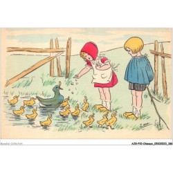 AJGP10-0936 - OISEAUX - NOS BEBES A LA FERME