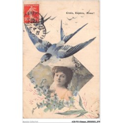 AJGP11-0982 - OISEAUX - CROIS - ESPERE - AIME