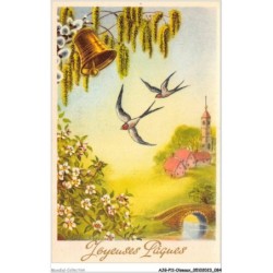 AJGP11-0987 - OISEAUX - JOYEUSES PAQUES