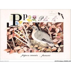 AJXP10-0990 - ANIMAUX - Pigeon ramier - prunus