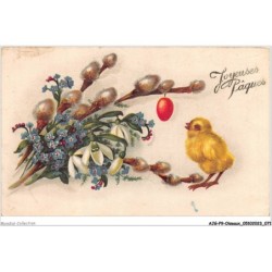 AJGP9-0818 - OISEAUX - JOYEUSES PAQUES