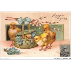 AJGP9-0824 - OISEAUX - JOYEUSES PAQUES