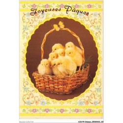 AJGP9-0840 - OISEAUX - JOYEUSES PAQUES