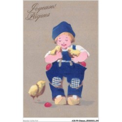 AJGP9-0803 - OISEAUX - JOYEUSES PAQUES