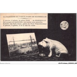 AIDP5-ANIMAUX-0419 - la sardine du vieux-port de la marseille COCHON QUI PLEURE