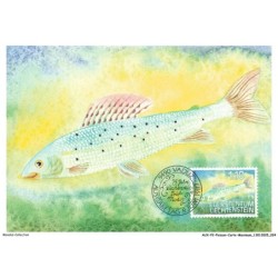 AUXP2-0067-POISSON-CARTE-MAXIMUM - FUERSTENTUM - LIECHTENSTEIN