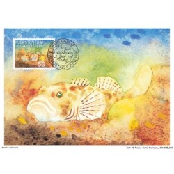 AUXP2-0085-POISSON-CARTE-MAXIMUM - FUERSTENTUM - LIECHTENSTEIN
