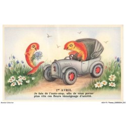 AOAP1-0006-ANIMAUX - 1er avril - je fais l'auto-stop - poisson