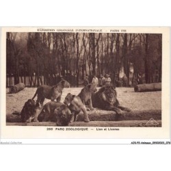 AJKP2-0152 - ANIMAUX - PARC ZOOLOGIQUE - LION ET LIONNES