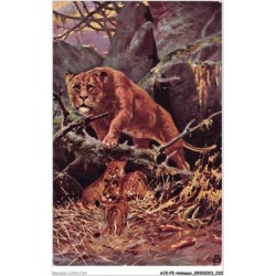 AJKP2-0130 - ANIMAUX - LIONNE ET SES PETITS