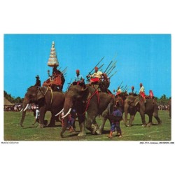 ASHP13-0836-ANIMAUX - THE ANCIENT BATTLE ELEPHANTS SHOWING AT SURIN - NORTHEASTERN THAILAND