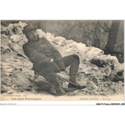 AMGP1-0041-05 - LES ALPES - Sports d'hiver - En luge