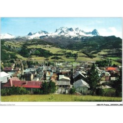 AMHP1-0029-05 - BARCELONNETTE - Basses-alpes - Vue générale - Le chapeau de gendarme et le pain de sucre
