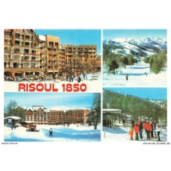 ATDP10-0827-05 - Les hautes alpes - RISOUL - Vues sur la station et pistes de ski