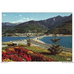 ATDP11-0843-05 - Lac de SERRE-PONCON - Savines et le pont - Vue générale