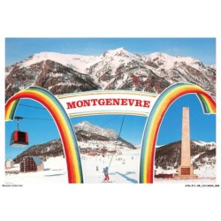ATDP11-0840-05 - MONTGENEVRE - Altitude 1860 - 2700 m en bas a droite - L'obélisque napoléon
