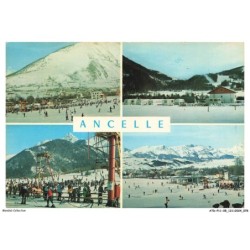 ATDP11-0877-05 - Les hautes alpes - ANCELLE - Vue générale - Le caravaneige - Téleskis pra-joubert