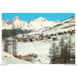 ATDP11-0875-05 - MOLINES EN QUEYRAS - Vue générale et le pic de rochebrune 3325 m