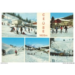 ATDP11-0863-05 - Les hautes alpes - CREUZE - Station de sports d'hiver - Les hôtels et les remontées mécaniques