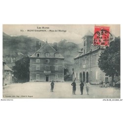 ATDP8-0652-05 - Les alpes - MONTDAUPHIN - Place de l'horloge