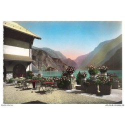 ATDP9-0738-05 - En dauphiné - BARRAGE DU CHAMBON - Terrasse de l'hôtel du lac