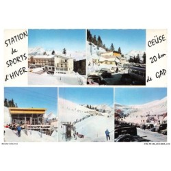 ATDP9-0718-05 - Les hautes alpes - CREUSE - Station de sports d'hiver - L'hôtel gaillard - neige et soleil