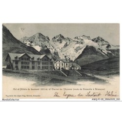 AWQP1-0006-05 - Col et hotel du lautaret et glacier de l'homme