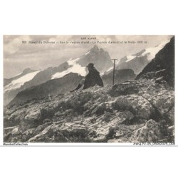 AWQP2-0066-05 - LES ALPES - Massif du pelvoux - Sur le peyron d'aval - Le peuron damont et la meije