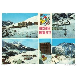 ATDP10-0803-05 - Les hautes alpes - ORCIERES-MERLETTE - La station et le v-v-t