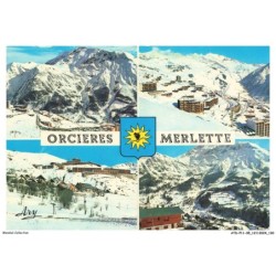 ATDP11-0903-05 - ORCIERES-MERLETTE - Les pistes - Vue générale de la station - Village de vacances