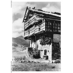 ASLP13-0901-05 - VALLEE DU QUEYRAS - Type de maison ancienne de la haute vallée de SAINT-VERAN