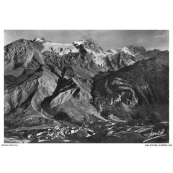 ASLP13-0909-05 - LA GRAVE-EN-OISANS - Vue générale et le massif de la meije - Le pic de l'homme - La meije et le rateau