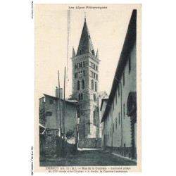 ASLP14-0916-05 - EMBRUN - Rue de la centrale - Ancienne prison du XIIe siecle et le clocher