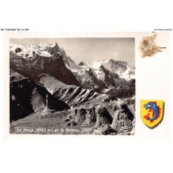 AEVP1-0075-05 - LA GRAVE - La meije et le rateau - A gauche le glacier du tabuchet