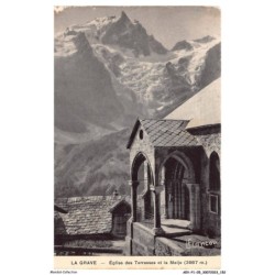 AEVP1-0077-05 - LA GRAVE - Eglise des terrasses et la meije